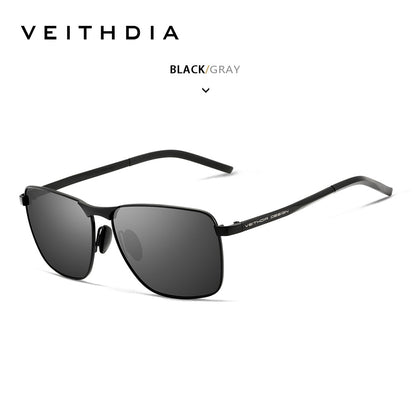 Laser-Engraved Polarized Mens Sunglasses  UV Protection