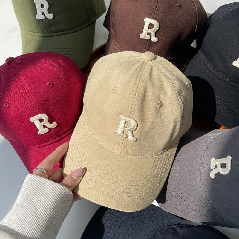 Korean R Letter Unisex Cap