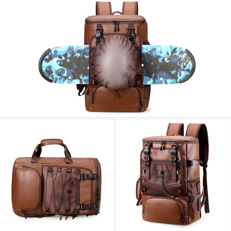 Leather Outdoor Adventure Backpack