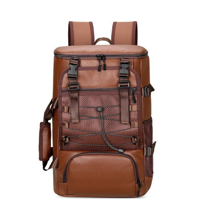 Leather Outdoor Adventure Backpack