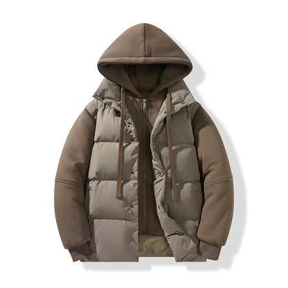 Winter New Couple Hooded Cotton Jacket