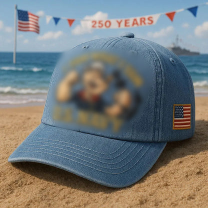 Baseball Cap with 3D Hot-Stamped Logo