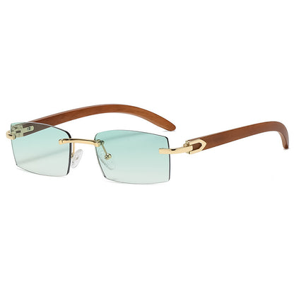 Men's Ultra Clear Rimless Sunglasses