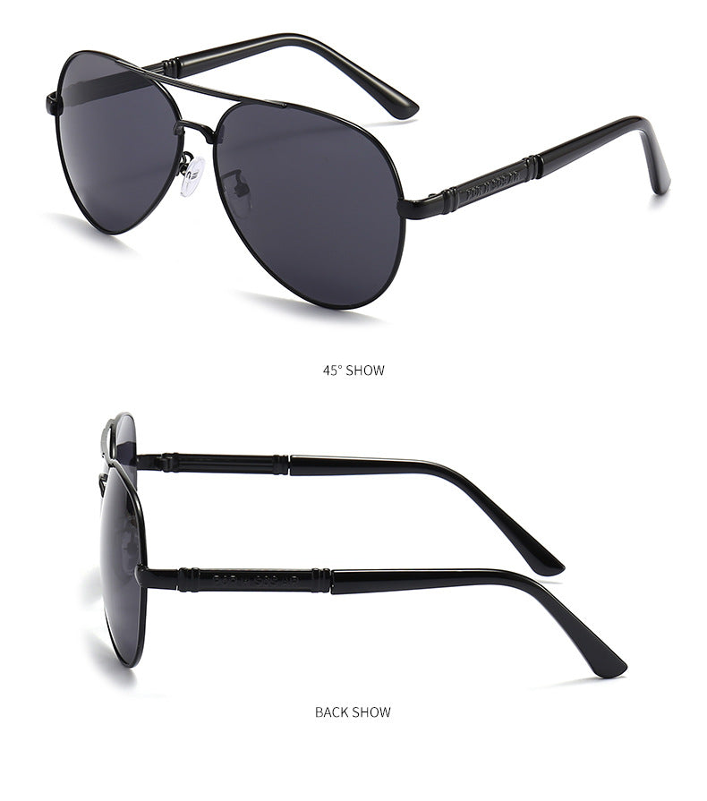 Retro Metal Aviator Sunglasses for Men