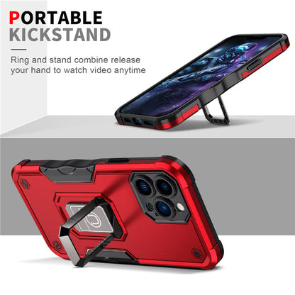 Military Flag Ring Case for iPhone