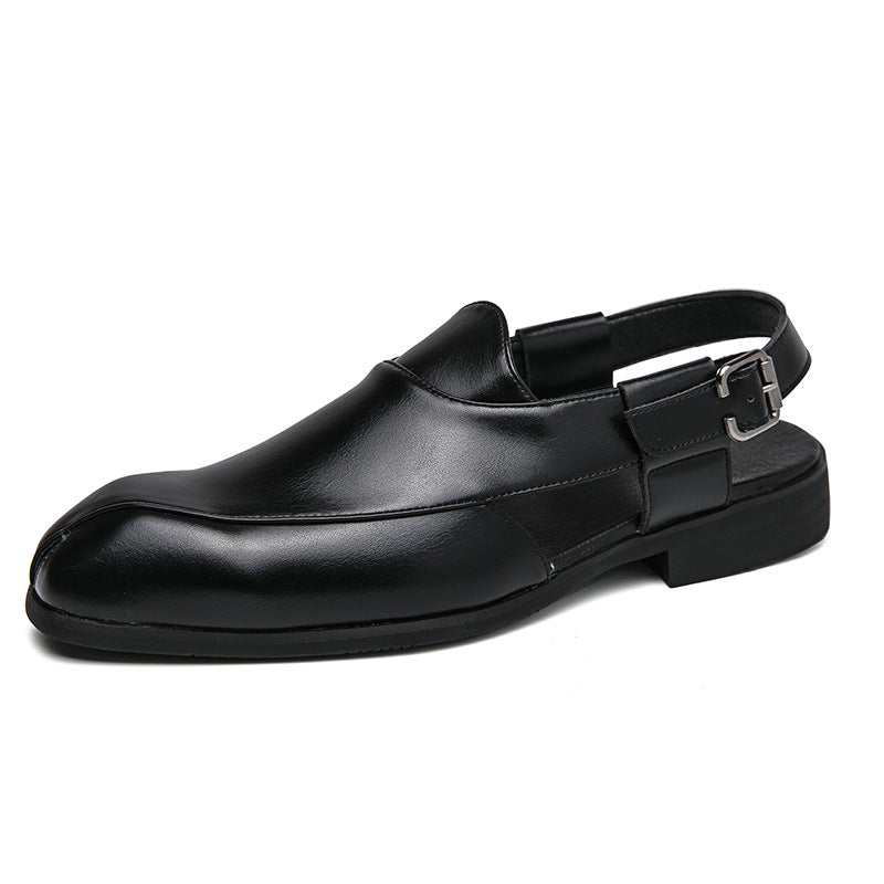 Breeze Step Elite Plus Size Breathable Leather Slip-On Sandals