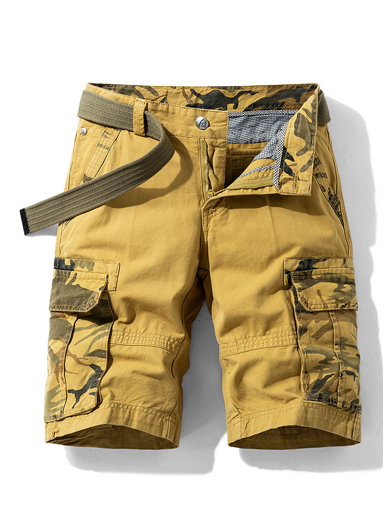 Men's camo cargo shorts