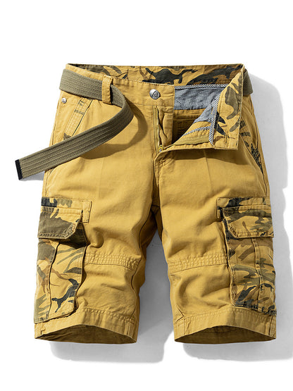Men's camo cargo shorts