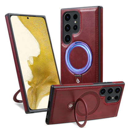 Samsung Magnetic Elite Leather Ring Case