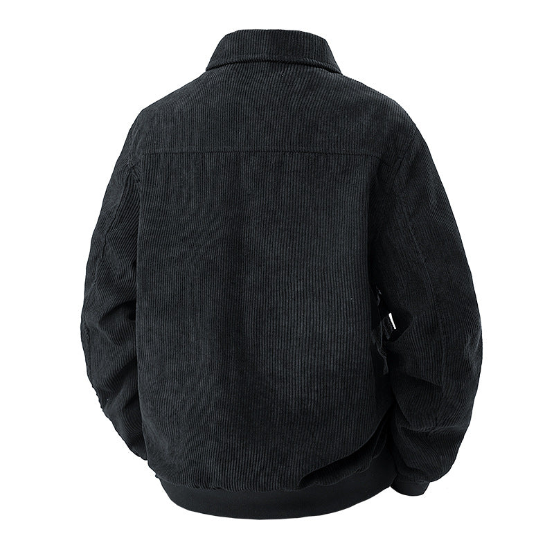 Men's corduroy spring jacket.