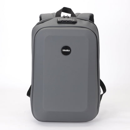 Men's Hard Shell Backpack - Business Casual Commuter Computer Bag