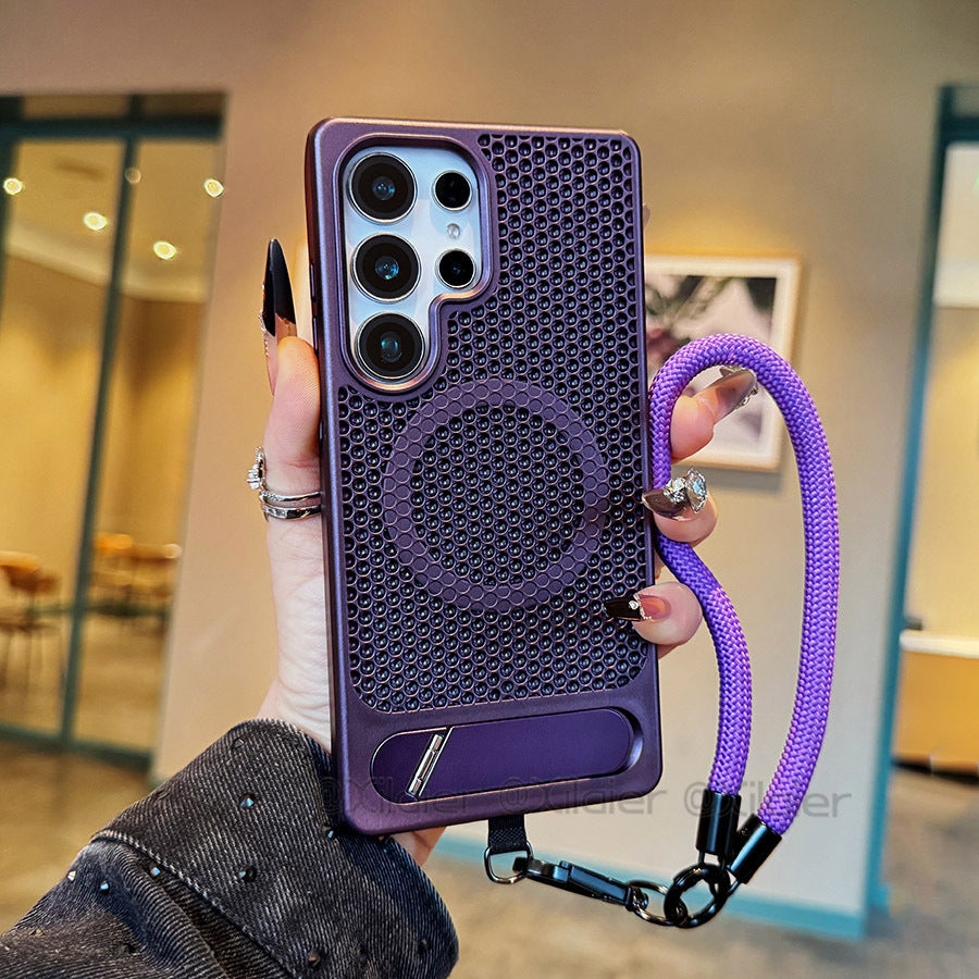 Magnetic Stand Case for Galaxy S25 Ultra / S25 Plus / S24