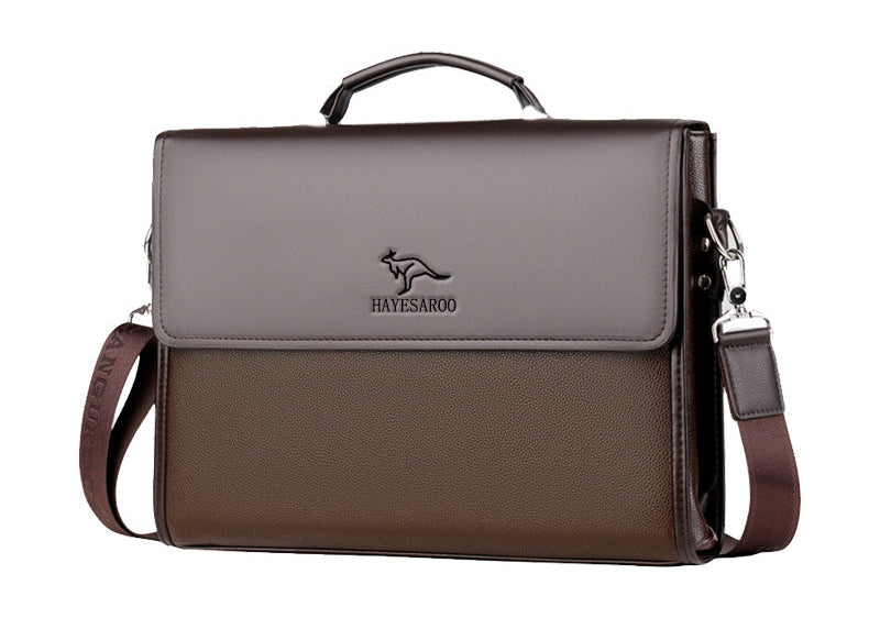 Genuine Leather Texture Shoulder Bag