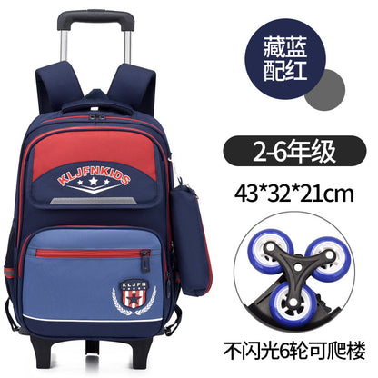 British-Style Primary School Trolley Bag