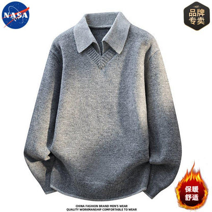 NASA Men's Two-Piece Knit Sweater