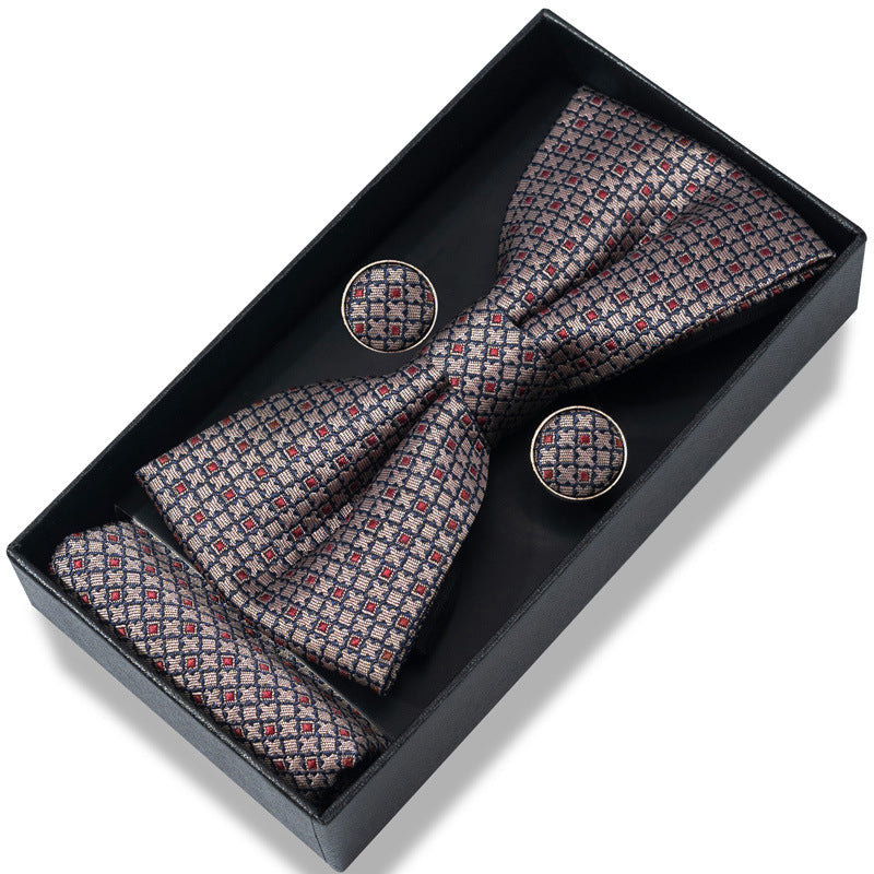 Striped Bow Tie Gift Set
