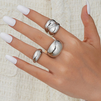 Cross-border New Opening Multi-joint Ring Set