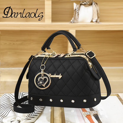 Chic European-Style Quilted Crossbody Bag