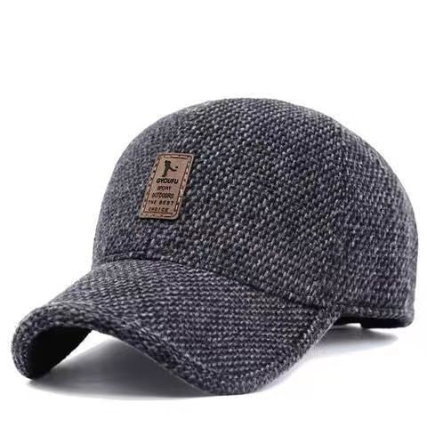 Autumn/Winter Men's Korean Baseball Cap: Large Brim, Casual, Trendy, and Versatile