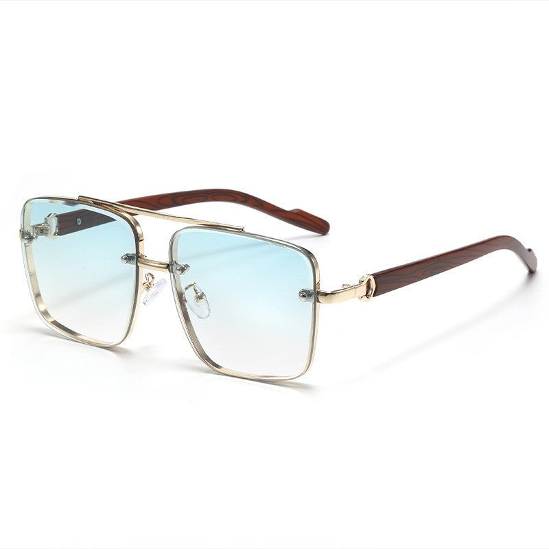 HD polarized pilot sunglasses for men.