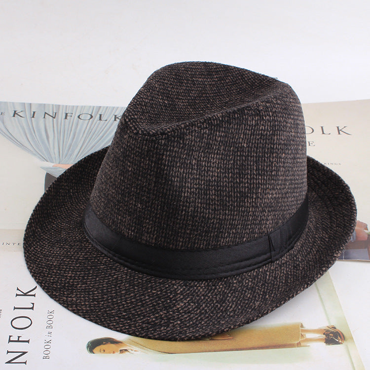 Autumn Plaid Flannel Jazz Hat