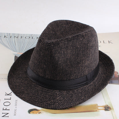 Autumn Plaid Flannel Jazz Hat