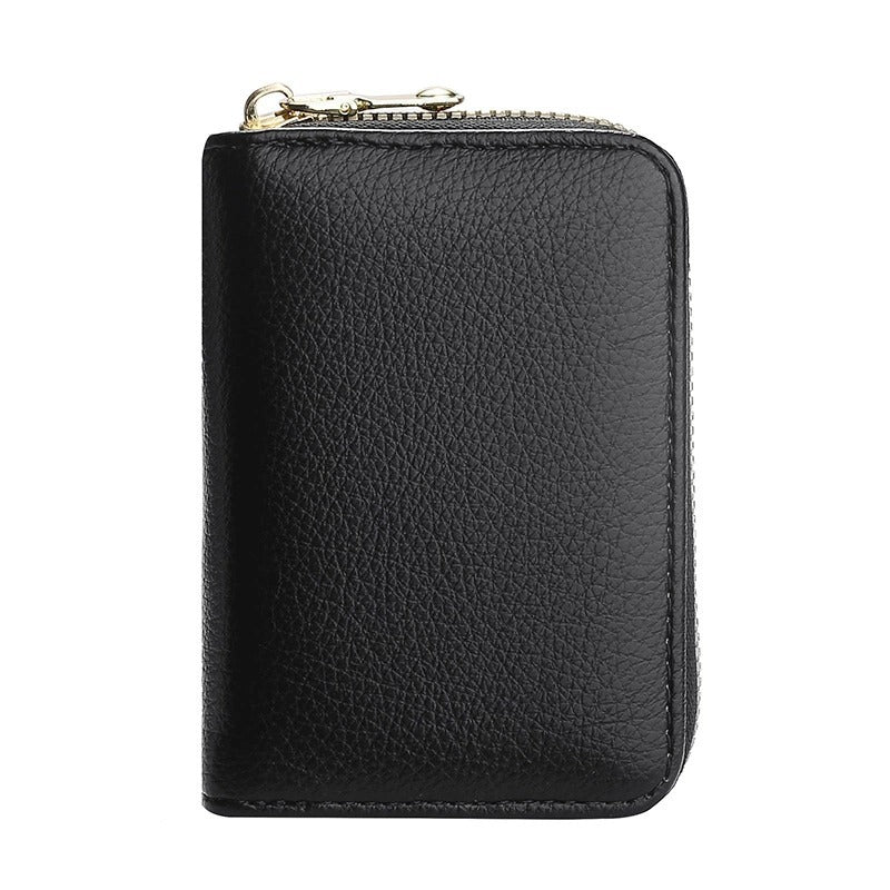 Anti-Degaussing Zipper Wallet f