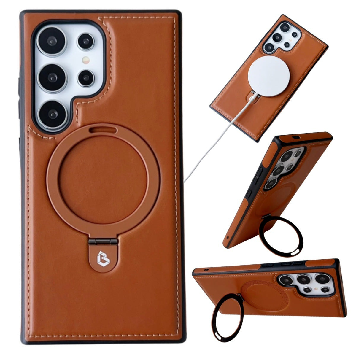 Samsung Magnetic Elite Leather Ring Case