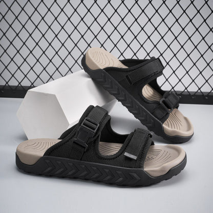 Men's Comfort Beach Flip-Flops  Soft Sole Casual Summer Sandals