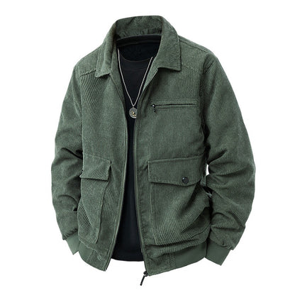 Men's corduroy spring jacket.