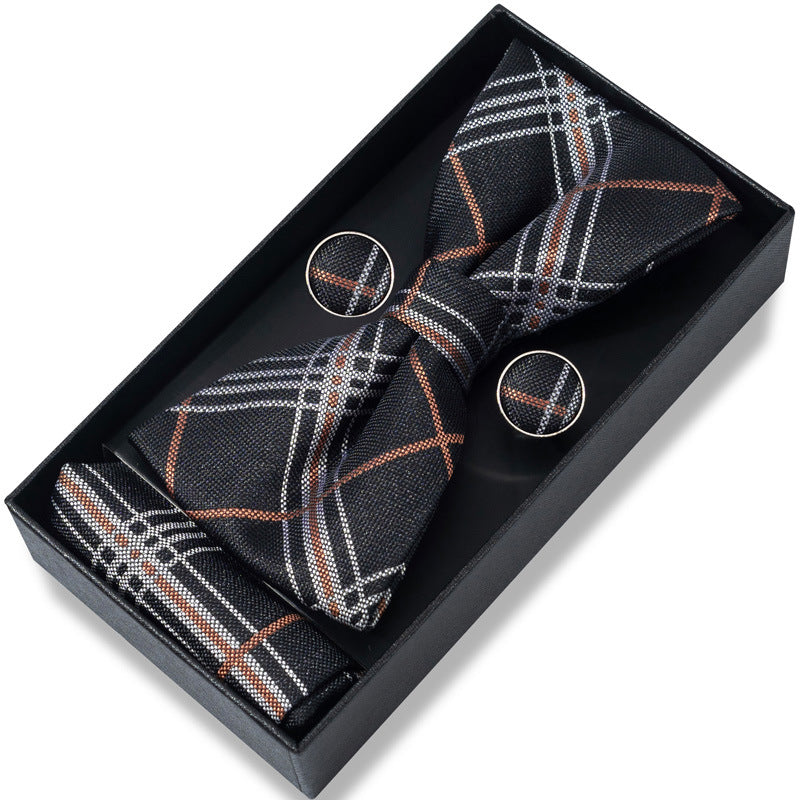 Striped Bow Tie Gift Set
