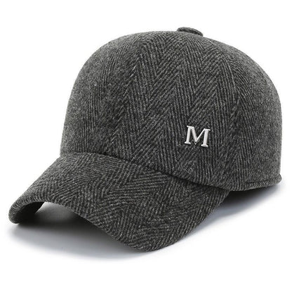 Autumn/Winter Men's Korean Baseball Cap: Large Brim, Casual, Trendy, and Versatile