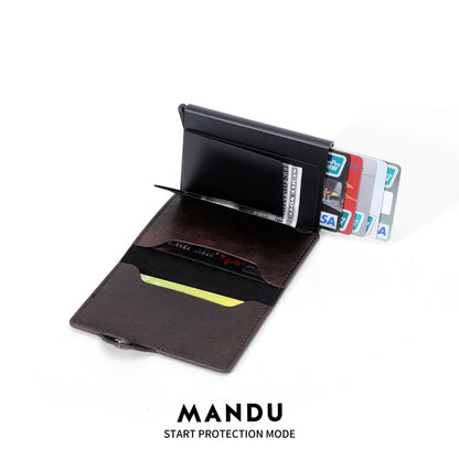 Ultra-Light Multi-Card Aluminum Case with PU Finish