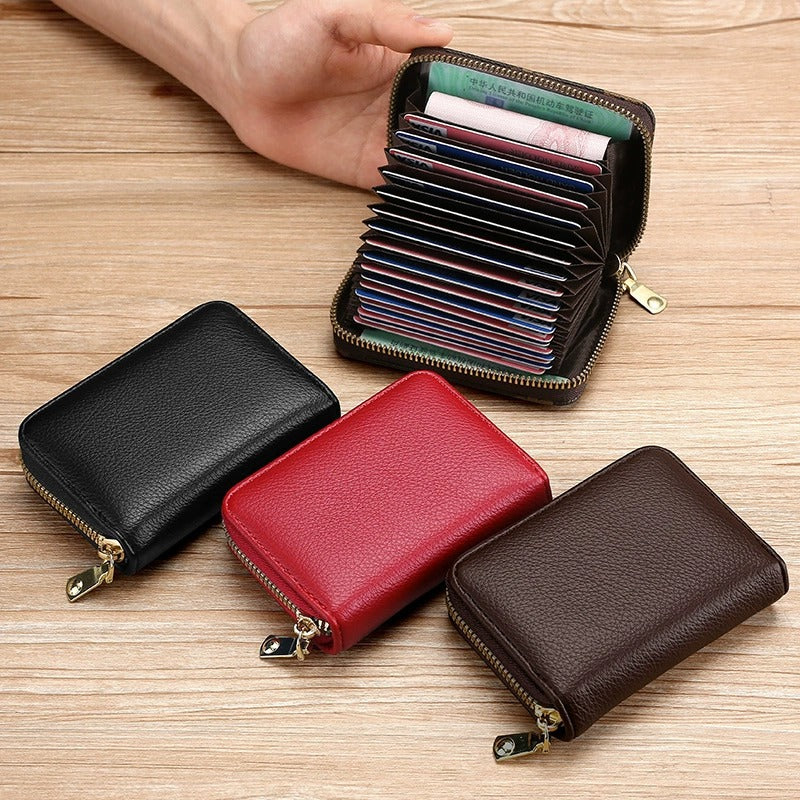 Anti-Degaussing Zipper Wallet f