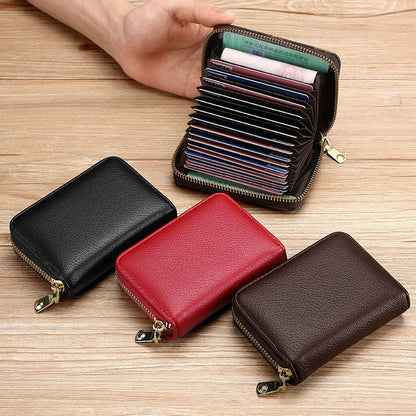 Anti-Degaussing Zipper Wallet f