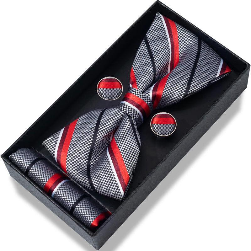 Striped Bow Tie Gift Set