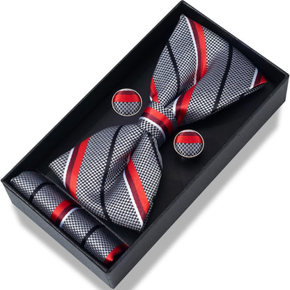 Striped Bow Tie Gift Set