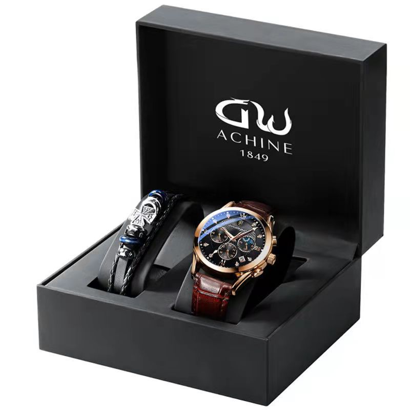 Boda Carrier Men's Waterproof Luminous Calendar Watch