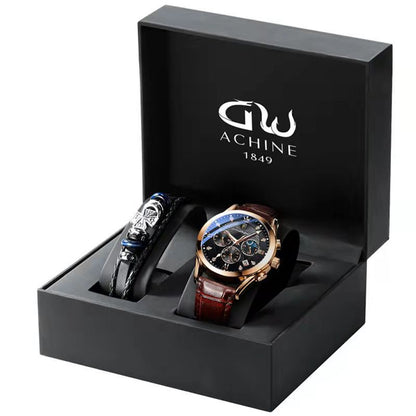 Boda Carrier Men's Waterproof Luminous Calendar Watch