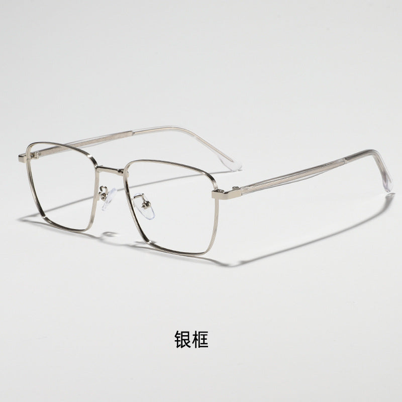 Stylish square frame, gold wire design