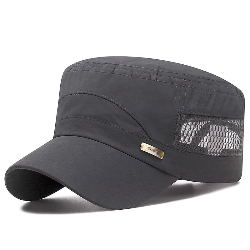 Men's Summer Sunshade: Korean Mesh Flat Cap