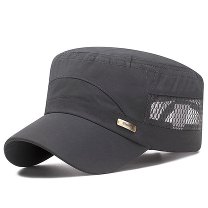 Men's Summer Sunshade: Korean Mesh Flat Cap