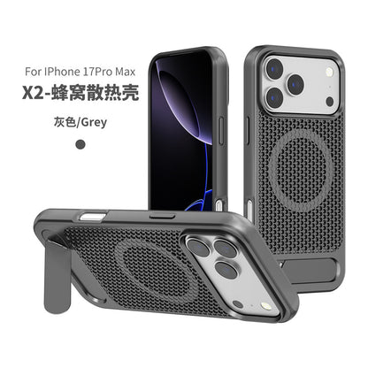 Bracket & Cooling Case for Apple 17 Pro / 16 Plus / Huawei P70