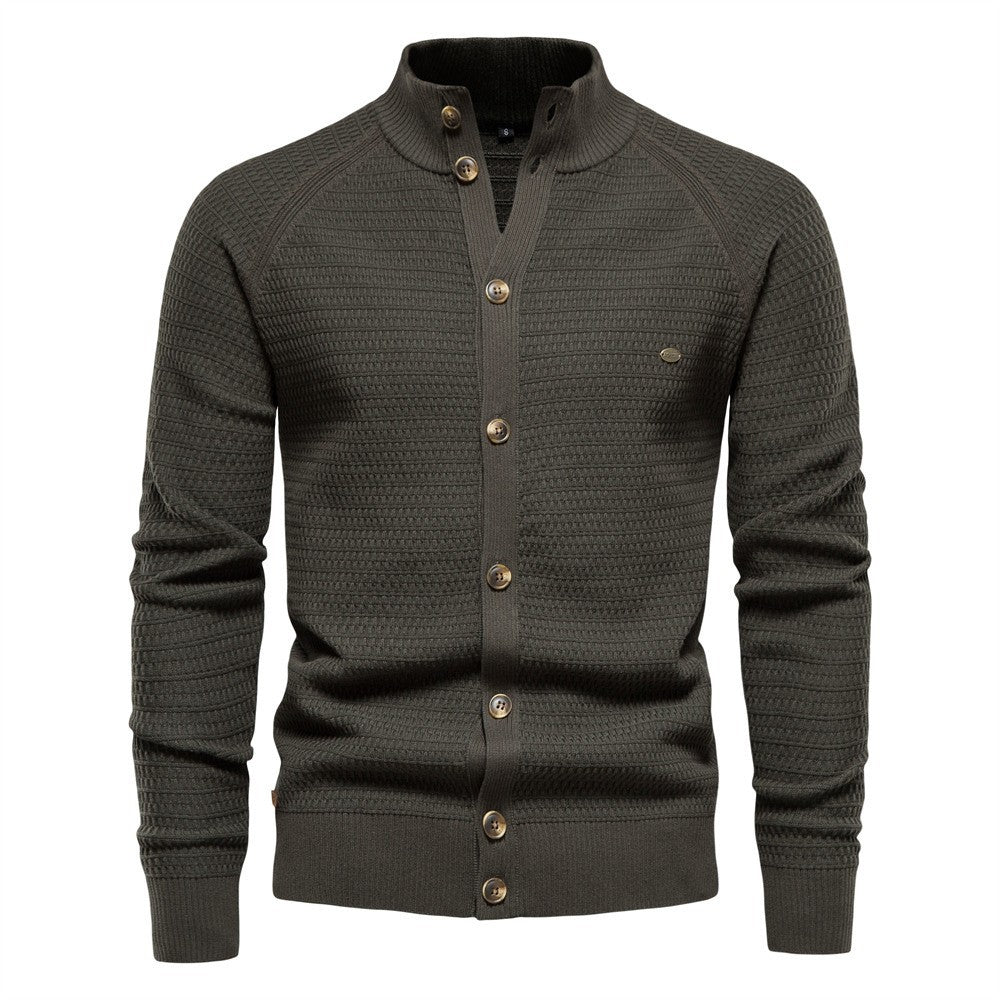 Euro Prestige Business Knit Cardigan Sweater