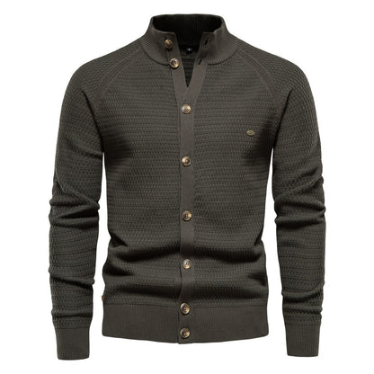 Euro Prestige Business Knit Cardigan Sweater