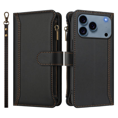 Zip Wallet Solid Series  Zipper Wallet Case for iPhone 17 Pro Max / Apple Phones