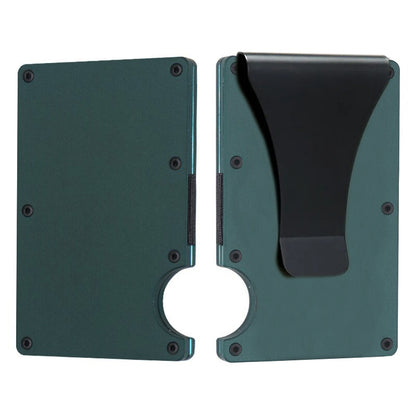 Carbon Fiber Metal Card Holder Wallet  RFID Anti-Theft