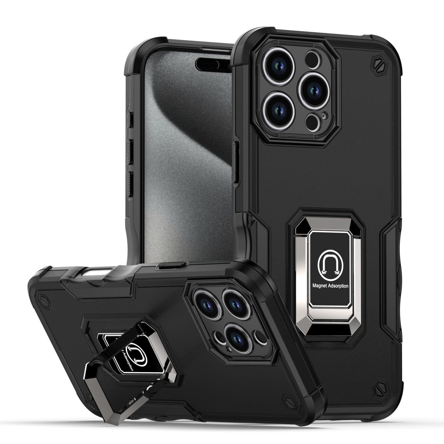 Military Flag Ring Magnetic Phone Case