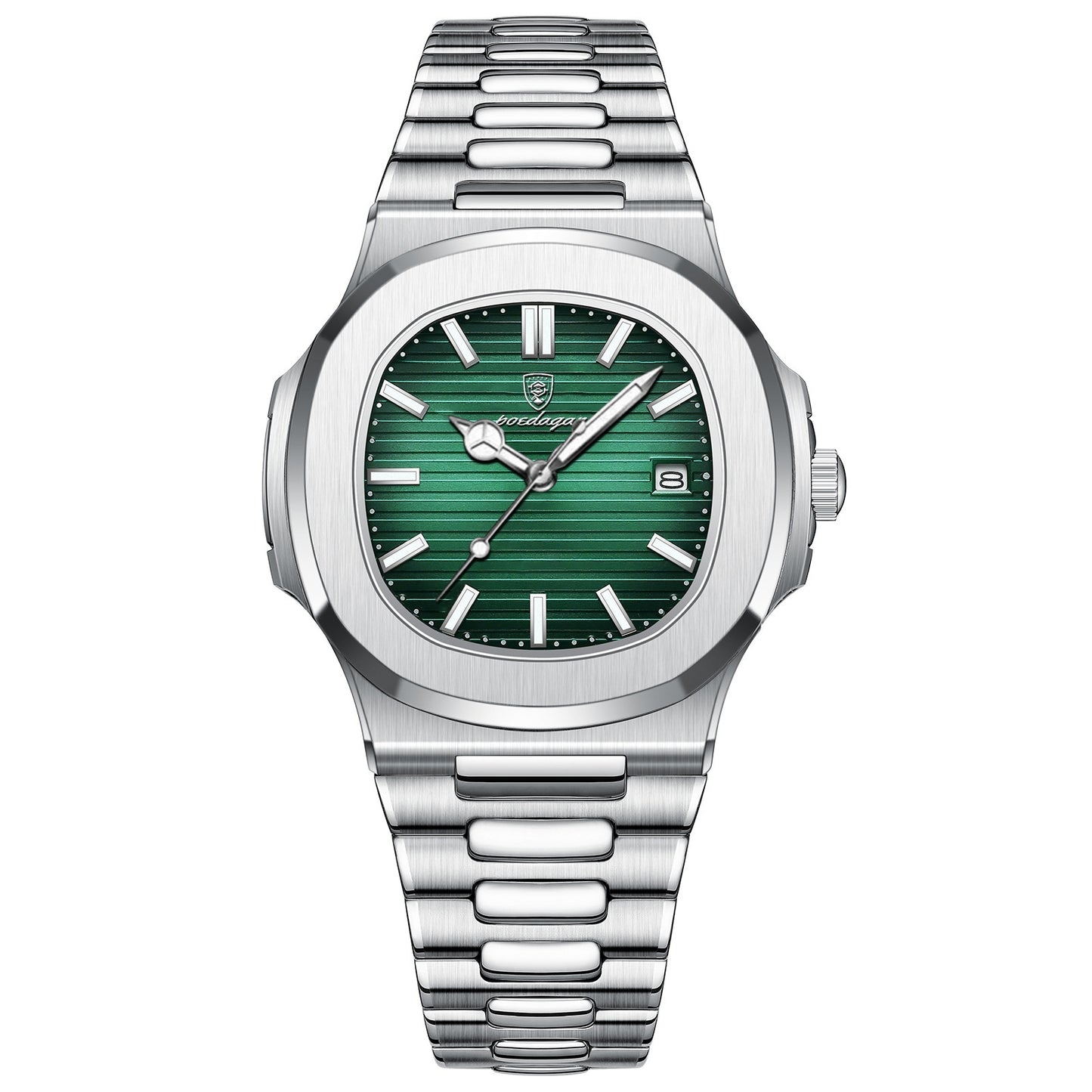 POEDAGAR 930: Waterproof dual calendar sports watch