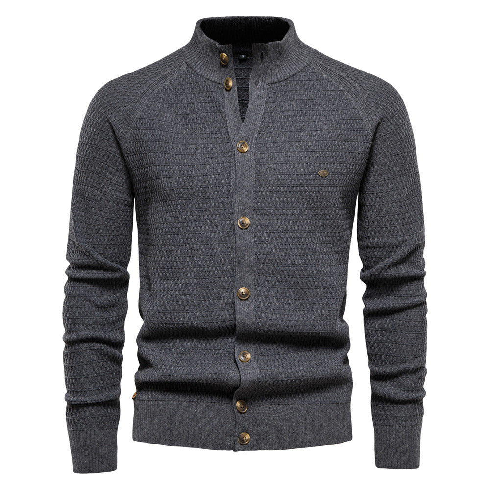 Euro Prestige Business Knit Cardigan Sweater